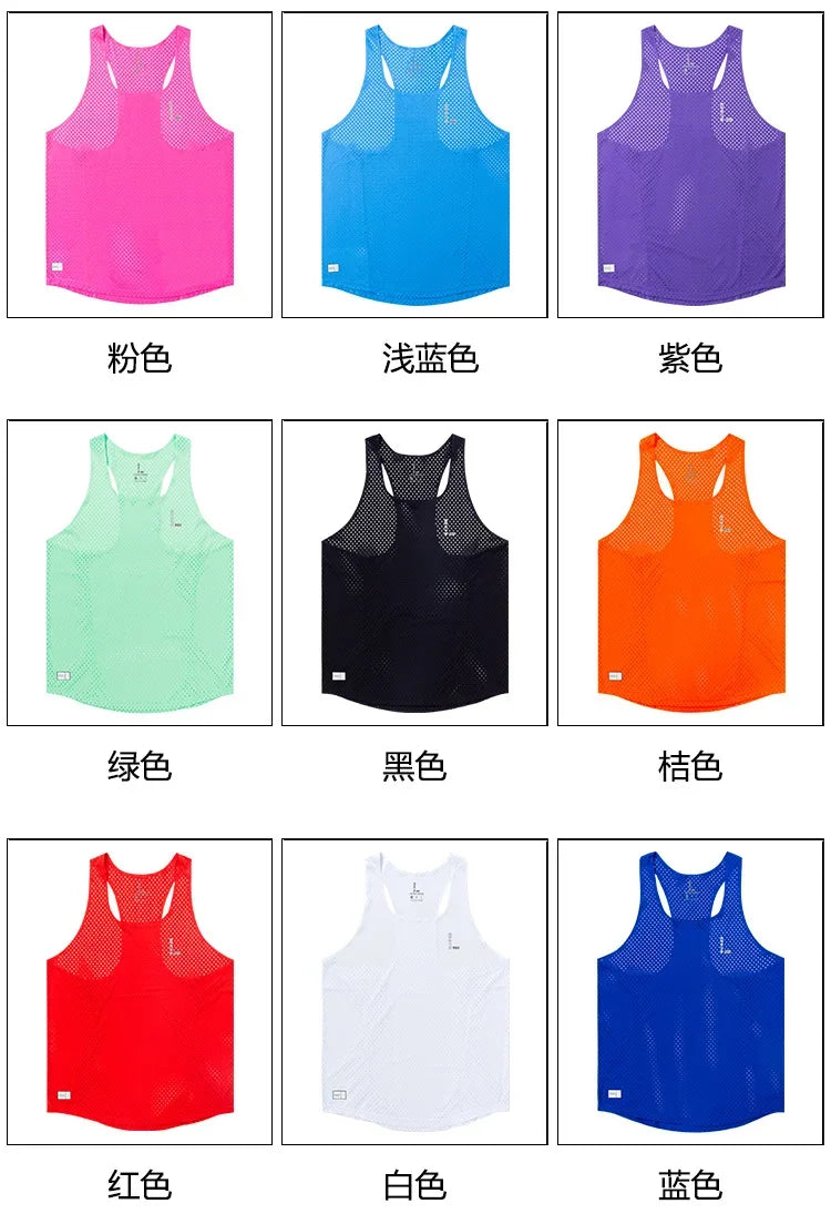 đââïž Professional Men's Elite Seamless Marathon Running Vest | Track & Field Singlet