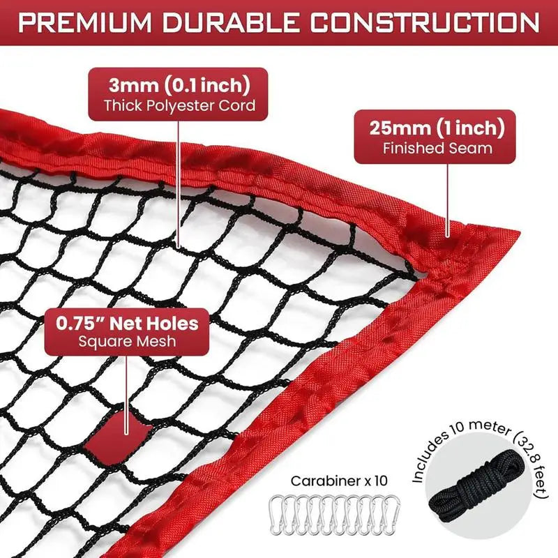 Portable Baseball Practice Net for Hitting and Pitching Training