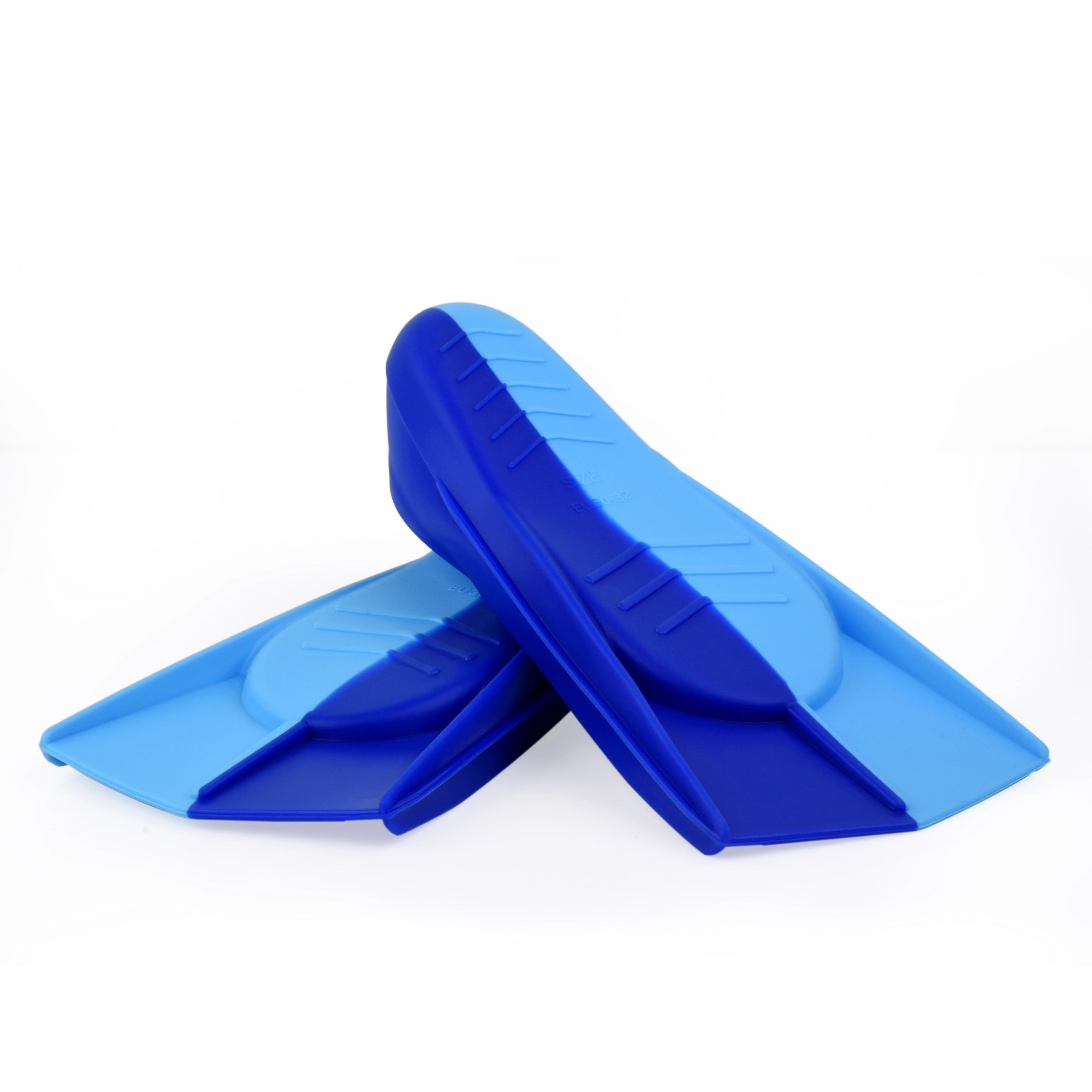 Short Silicone Swimming Flippers for Adults Training