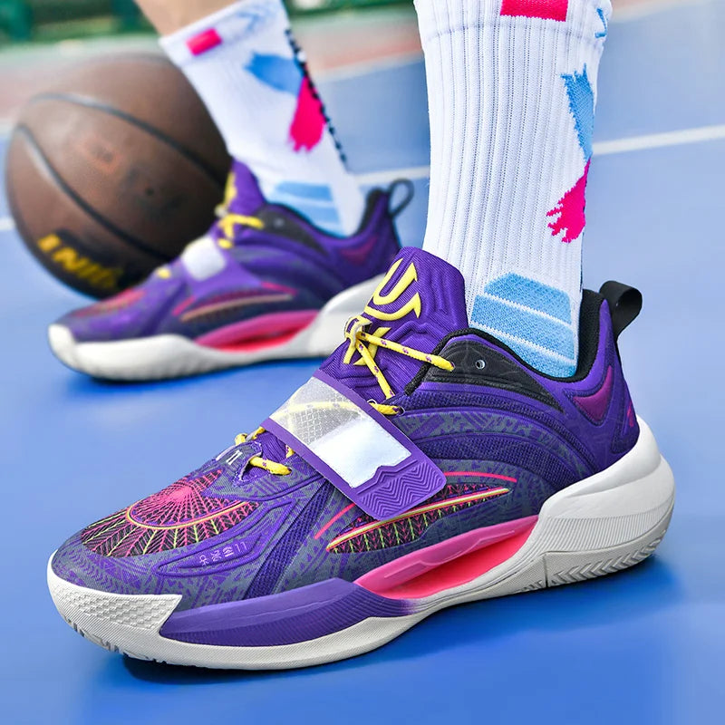 đ High-Quality Menâs and Womenâs Basketball Shoes - Brand Design Outdoor Rubber Anti-Slip Sports Training Sneakers đ