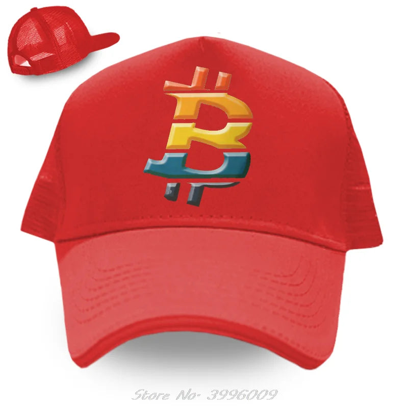 Bitcoin Sport Fashion Peaked Cap for Men