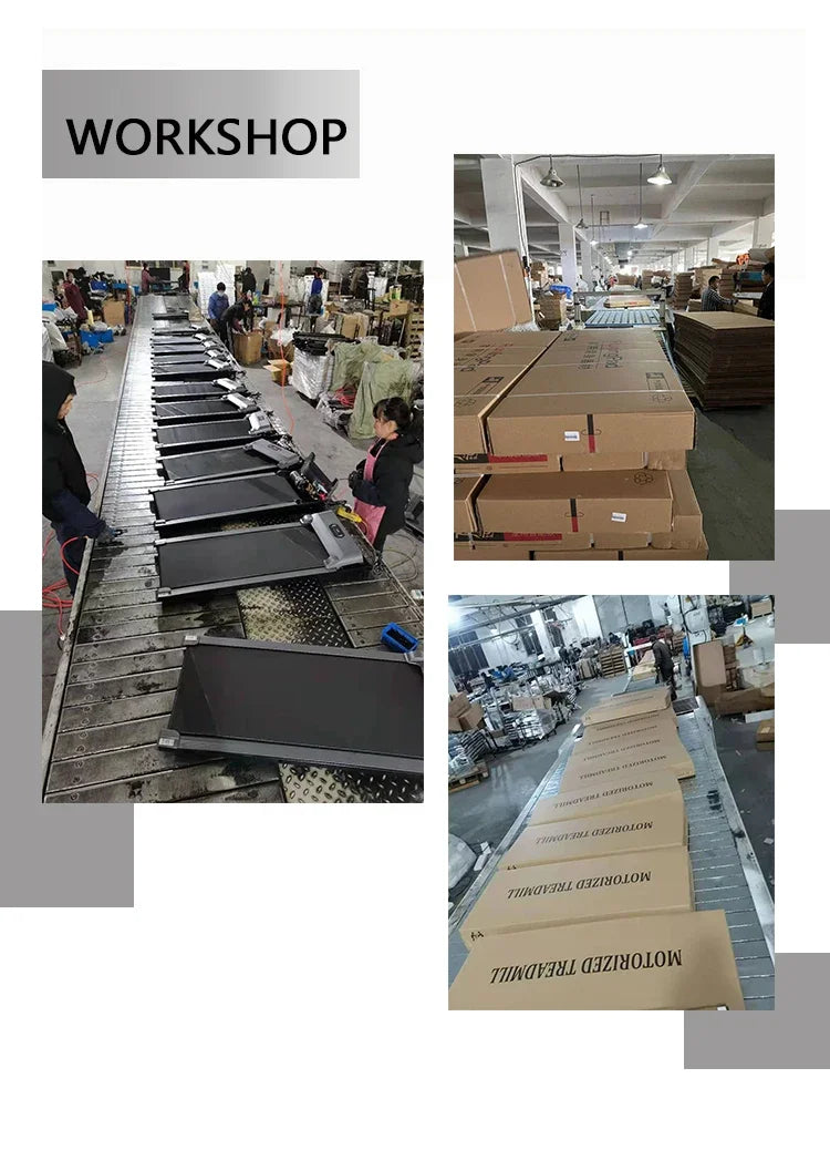 Folding Running Treadmill – Quiet Mini Walking Pad with Wide Belt for Compact Home Gym Fitness