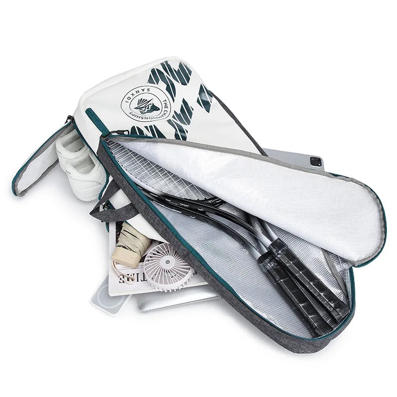 3-Pack Tennis Badminton Backpack with Shoe Compartment