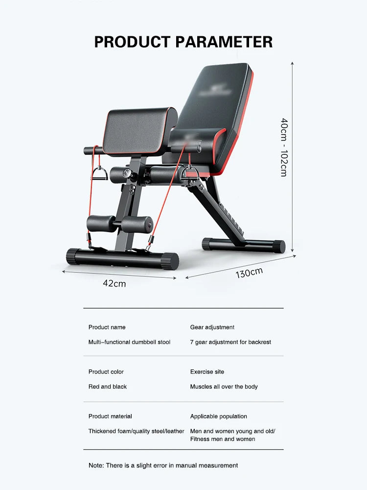 đïžââïž Multifunctional Dumbbell Stool Sit-Up Aid | Home Fitness Equipment
