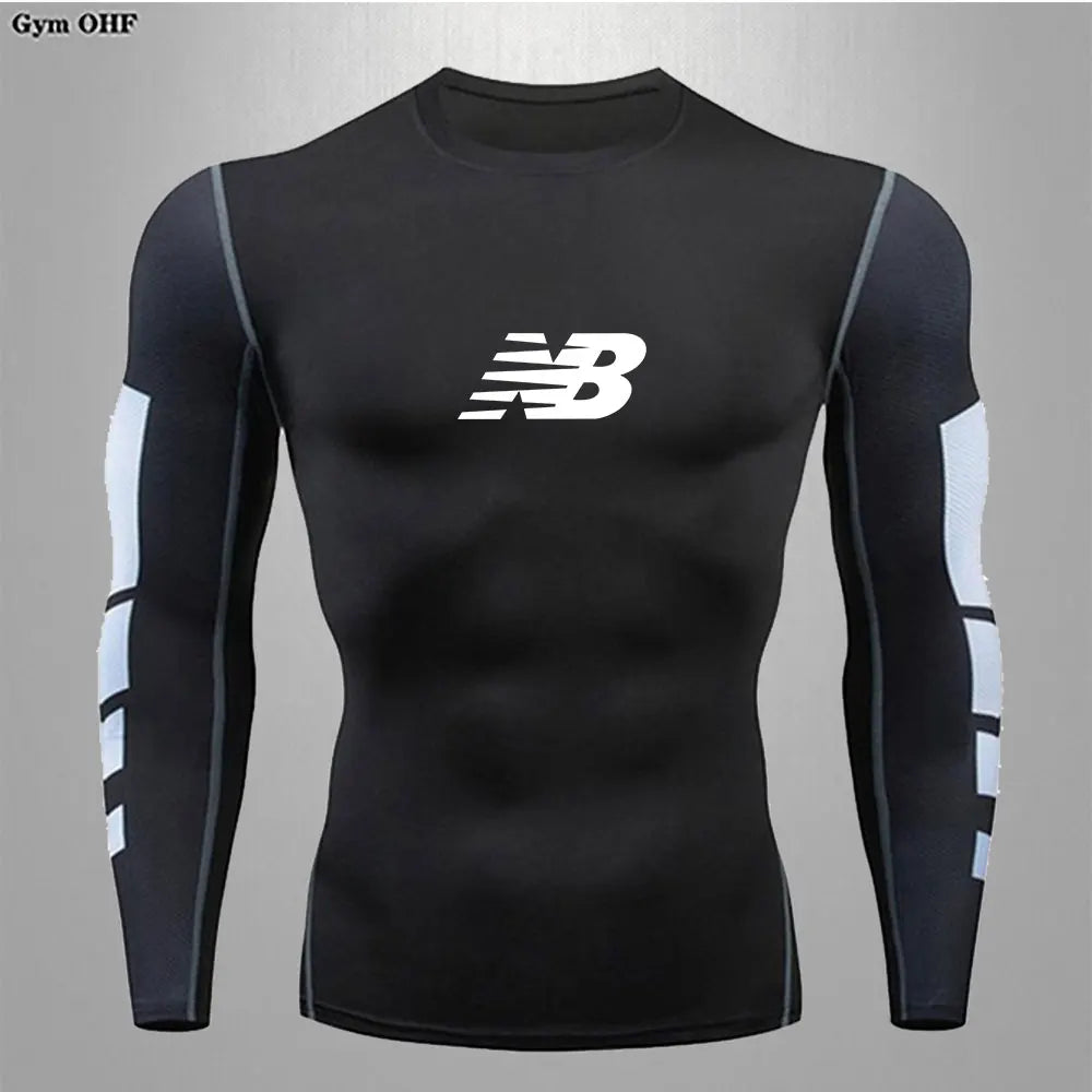 Men's Running Training Sportswear Cycling Slow Running Quick Drying Fitness Clothes Sanda Fitness Exercise Tight Fitting Clothes