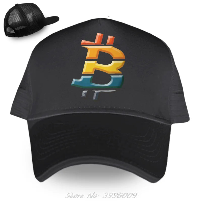 Bitcoin Sport Fashion Peaked Cap for Men