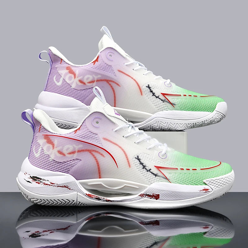 High-Quality Reflective Basketball Shoes for Men