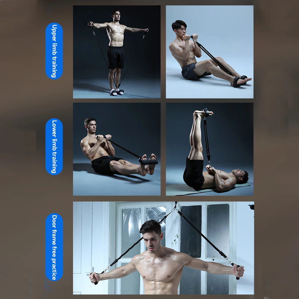 đȘ Pedal Tension Rope Puller | Multi-Functional Resistance Band for Home Fitness | Menâs Gym Equipment
