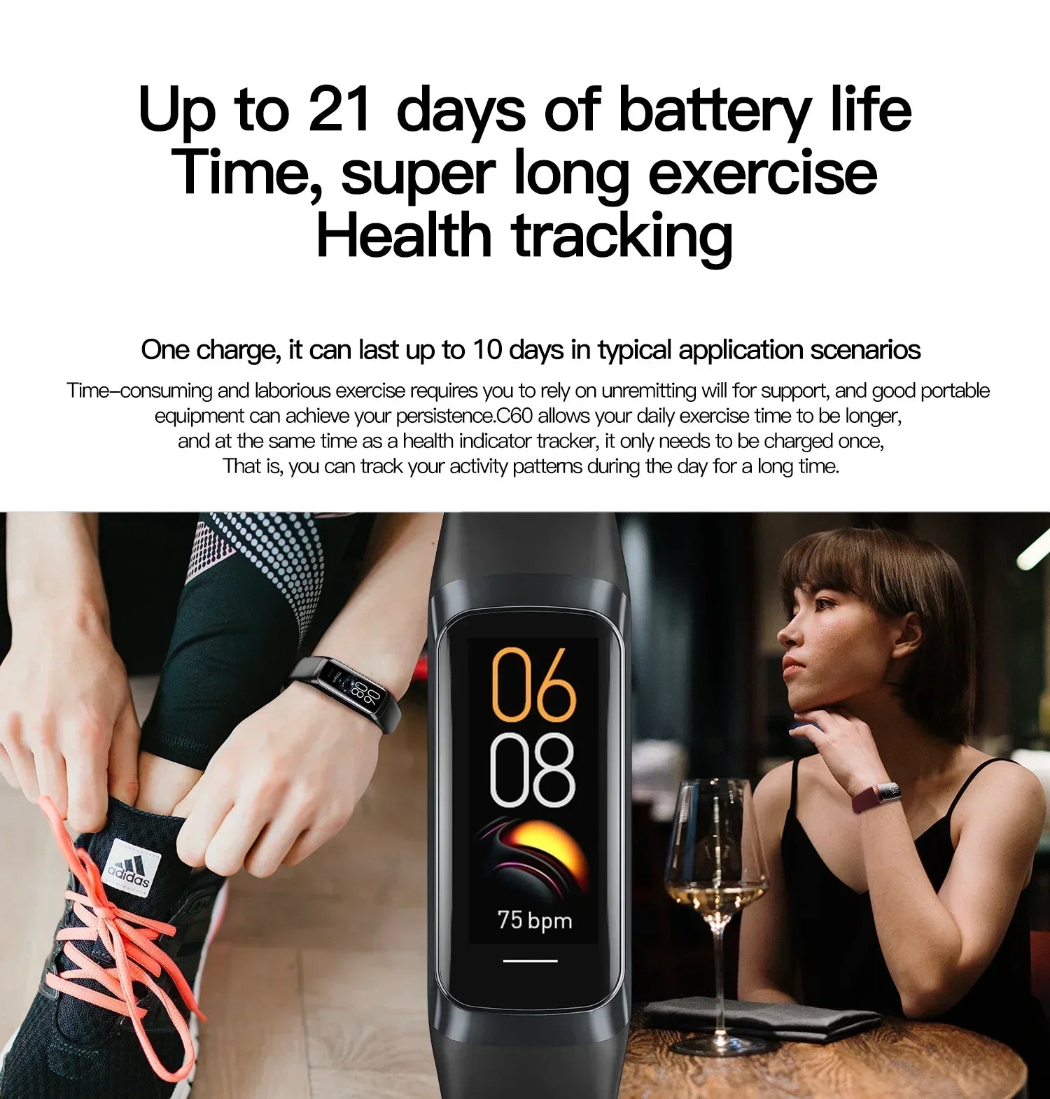 đ 2024 AMOLED Smart Watch â Men & Women Fitness Tracker | Heart Rate & Waterproof đ
