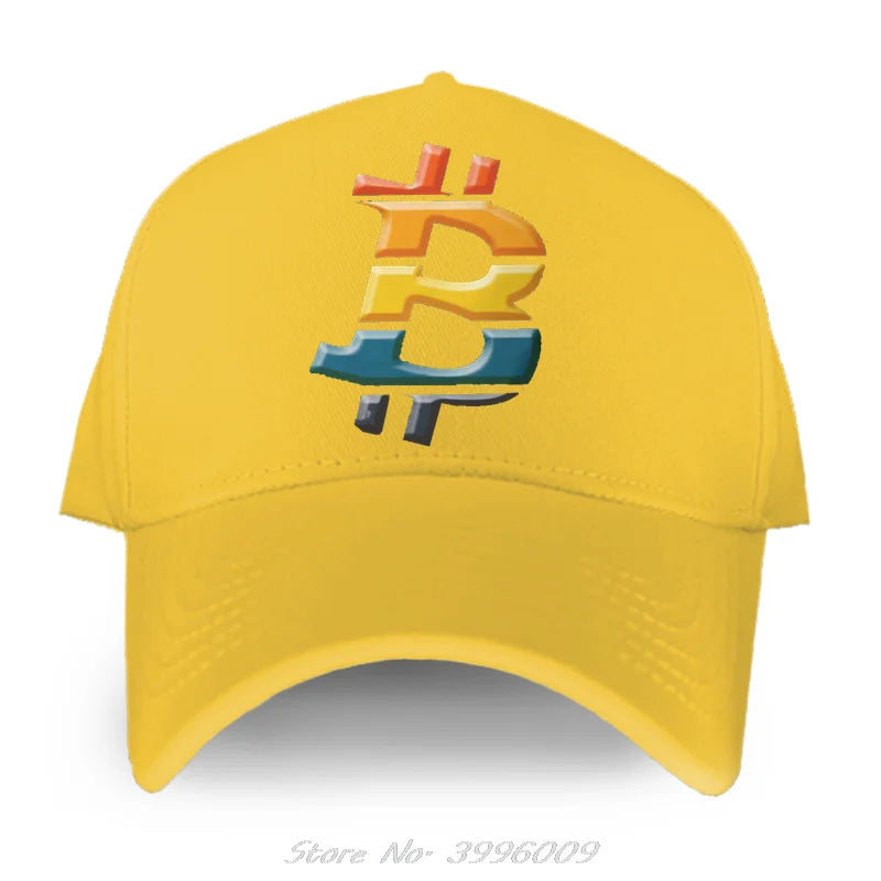 Bitcoin Sport Fashion Peaked Cap for Men