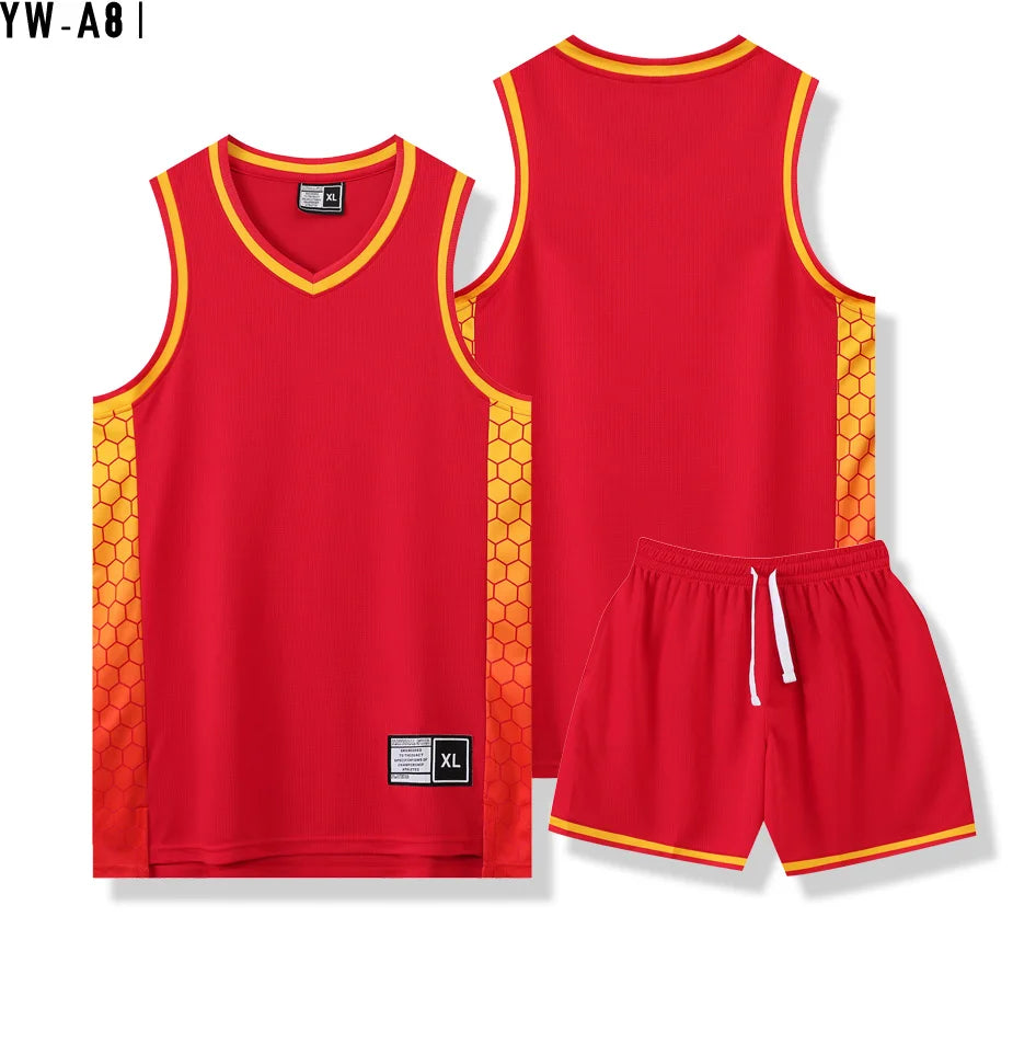 Customizable Quick-Dry Basketball Jersey for Kids & Adults â Perfect for Training and Play!
