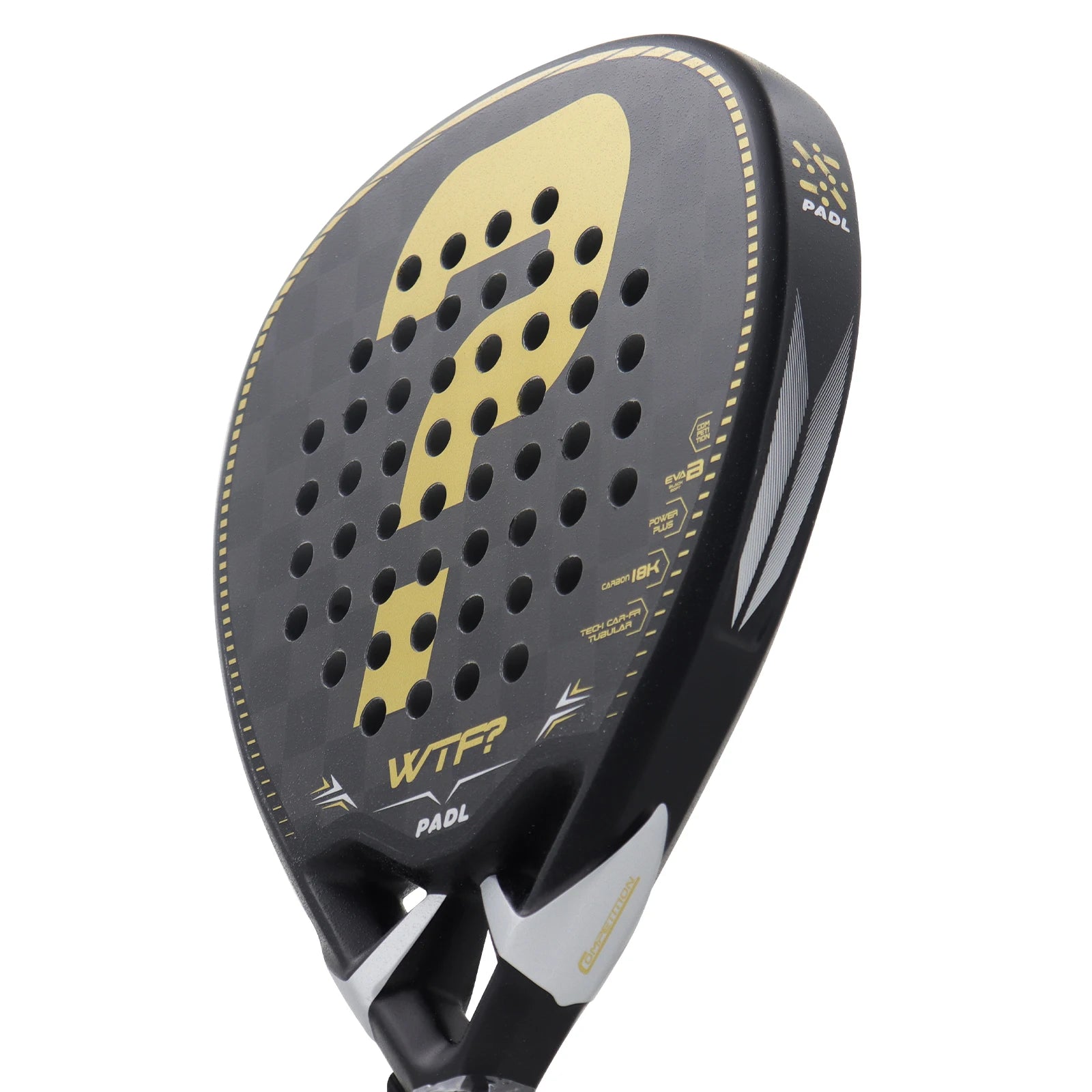 18K Carbon Fiber Padel Racket with EVA Foam Core