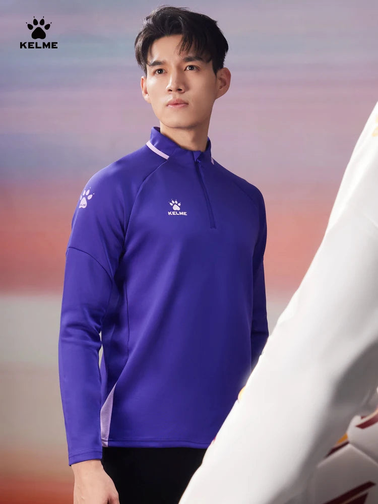 Men's Stand Neck Breathable Sports Hoodie - 2024 Spring Football Training Pullover Basketball Jacket