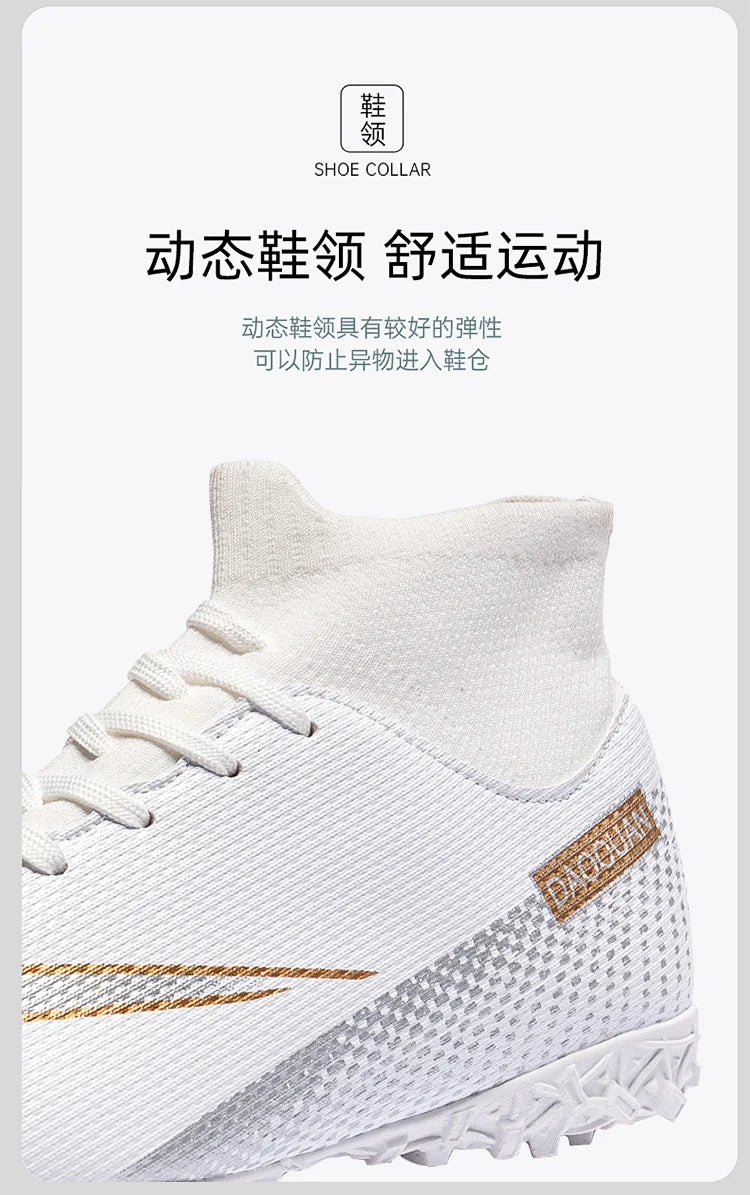 Men's Assassin Chuteira Campo TF/AG High Cut Football Boots – Premium Quality Soccer Shoes for Ultimate Performance