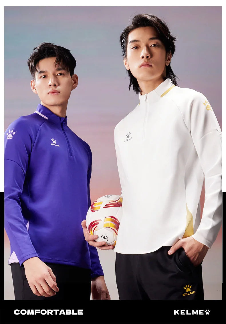 Men's Stand Neck Breathable Sports Hoodie - 2024 Spring Football Training Pullover Basketball Jacket