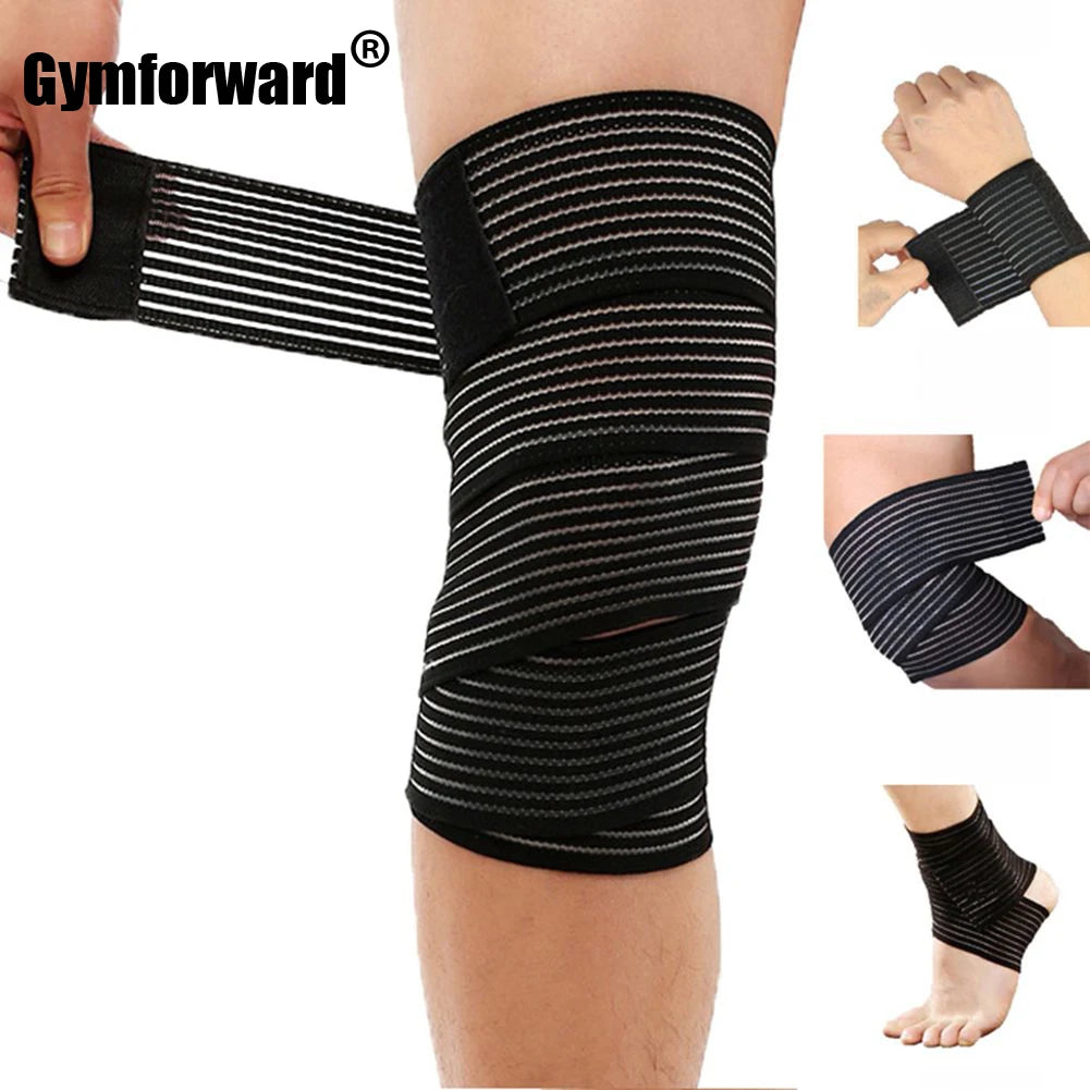 🏋️♂️ Compression Knee Pad & Elbow Bandage Wrap | Elastic Sports Support Tape