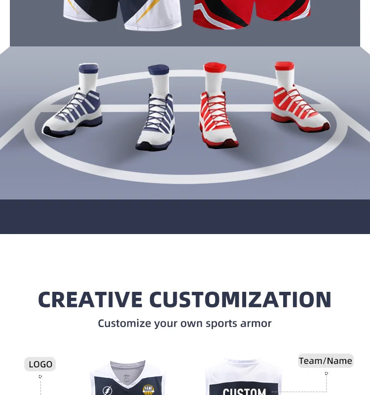 đ Customizable Basketball Jersey for Kids & Adults | Quick-Drying Training Uniforms & Tracksuits