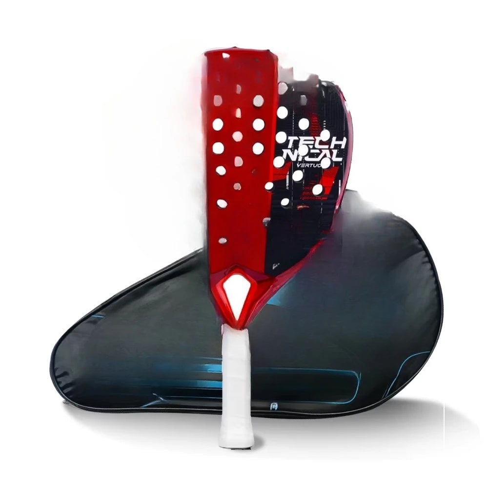 Carbon Fiber Beach Tennis Racket with Bag 38mm