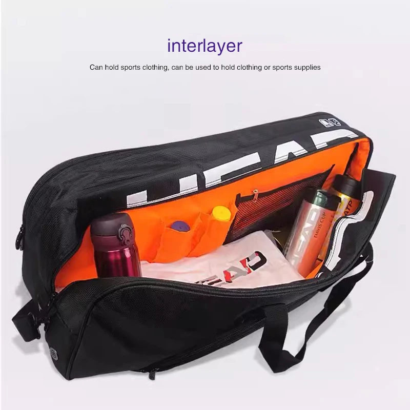 đŸ HEAD Large Capacity Racquet Sport Bag | Fits 6 Rackets | Ideal for Tennis & Badminton