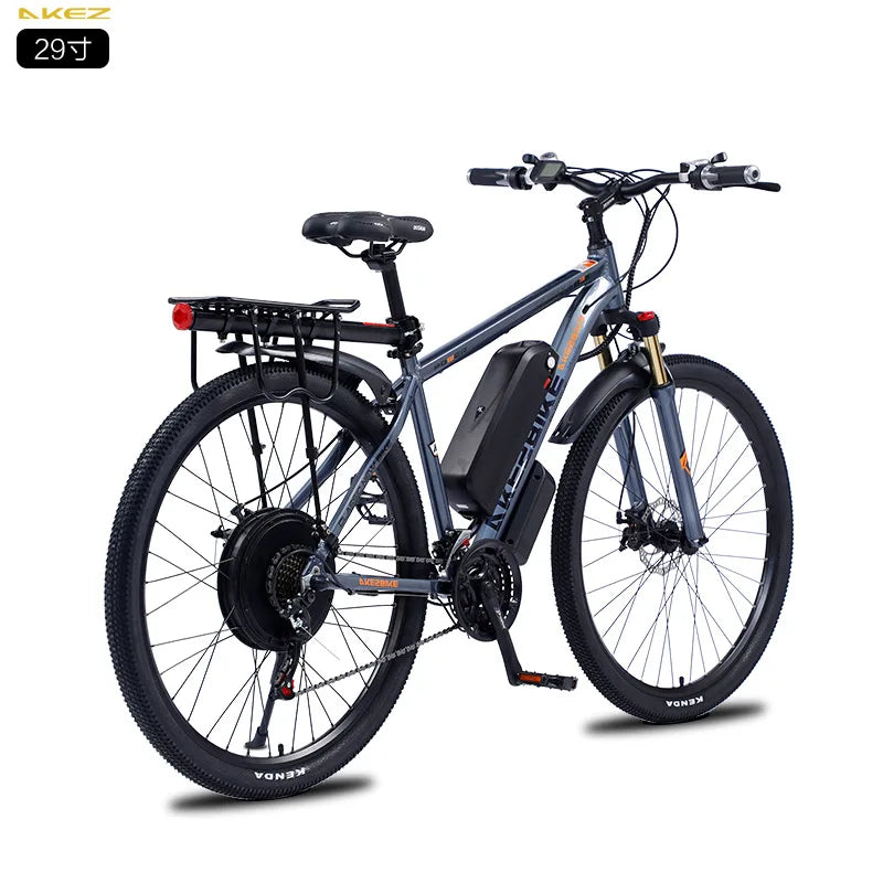 Unisex 29-Inch Electric Fat Tire Bike – 48V 1000W Adult E-Bike for Snow & Mountain Terrain