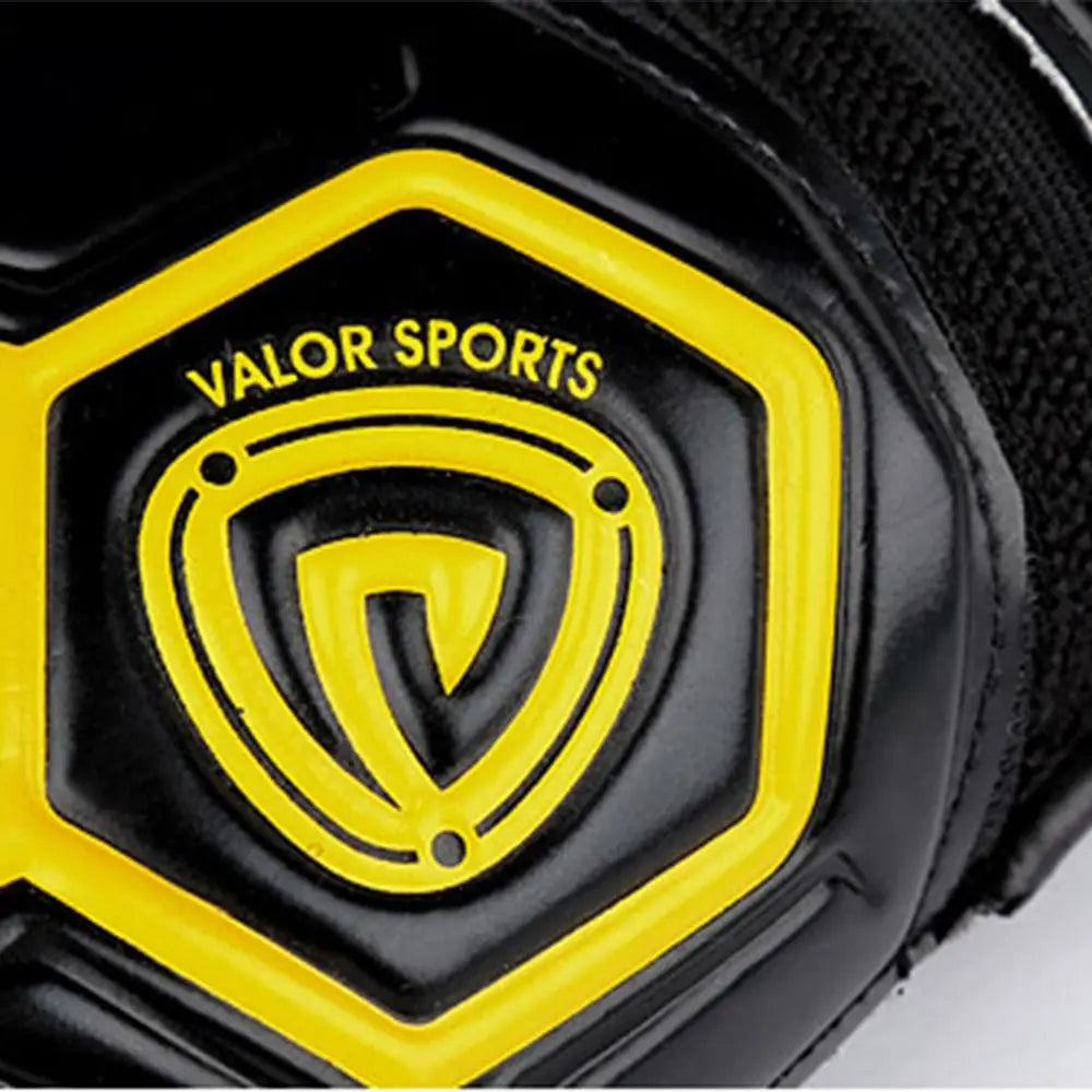 Strong Grip Finger Support Goalie Gloves – Colorful Non-Slip Durable Latex Soccer Gloves for Adults