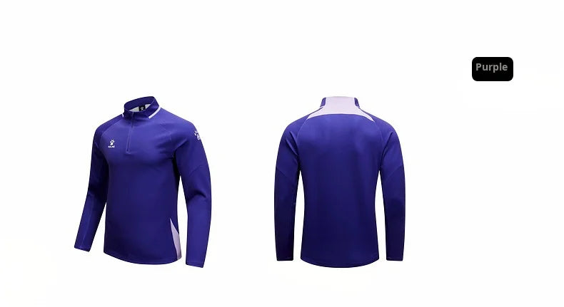 Men's Stand Neck Breathable Sports Hoodie - 2024 Spring Football Training Pullover Basketball Jacket