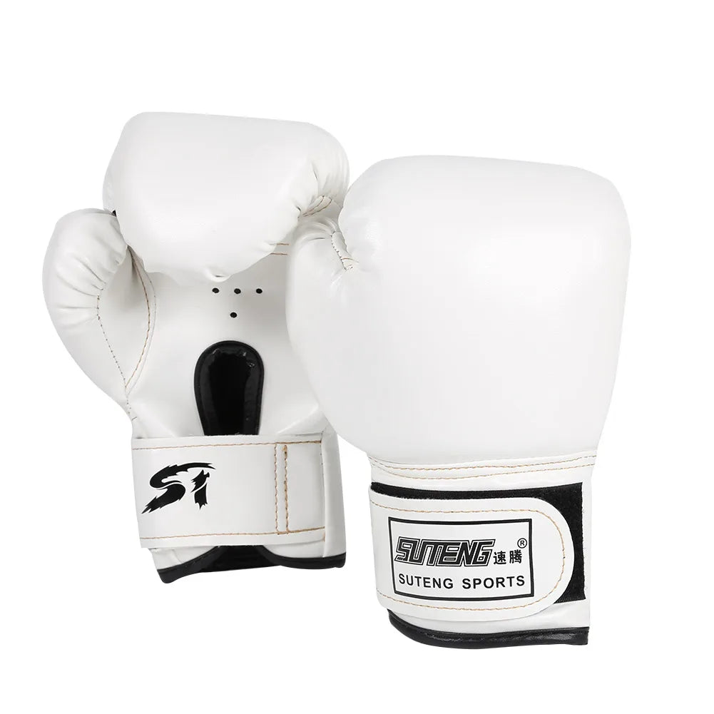 2pcs Professional Muay Thai Boxing Gloves - PU Leather, Breathable Training Mitts for Kids đ„