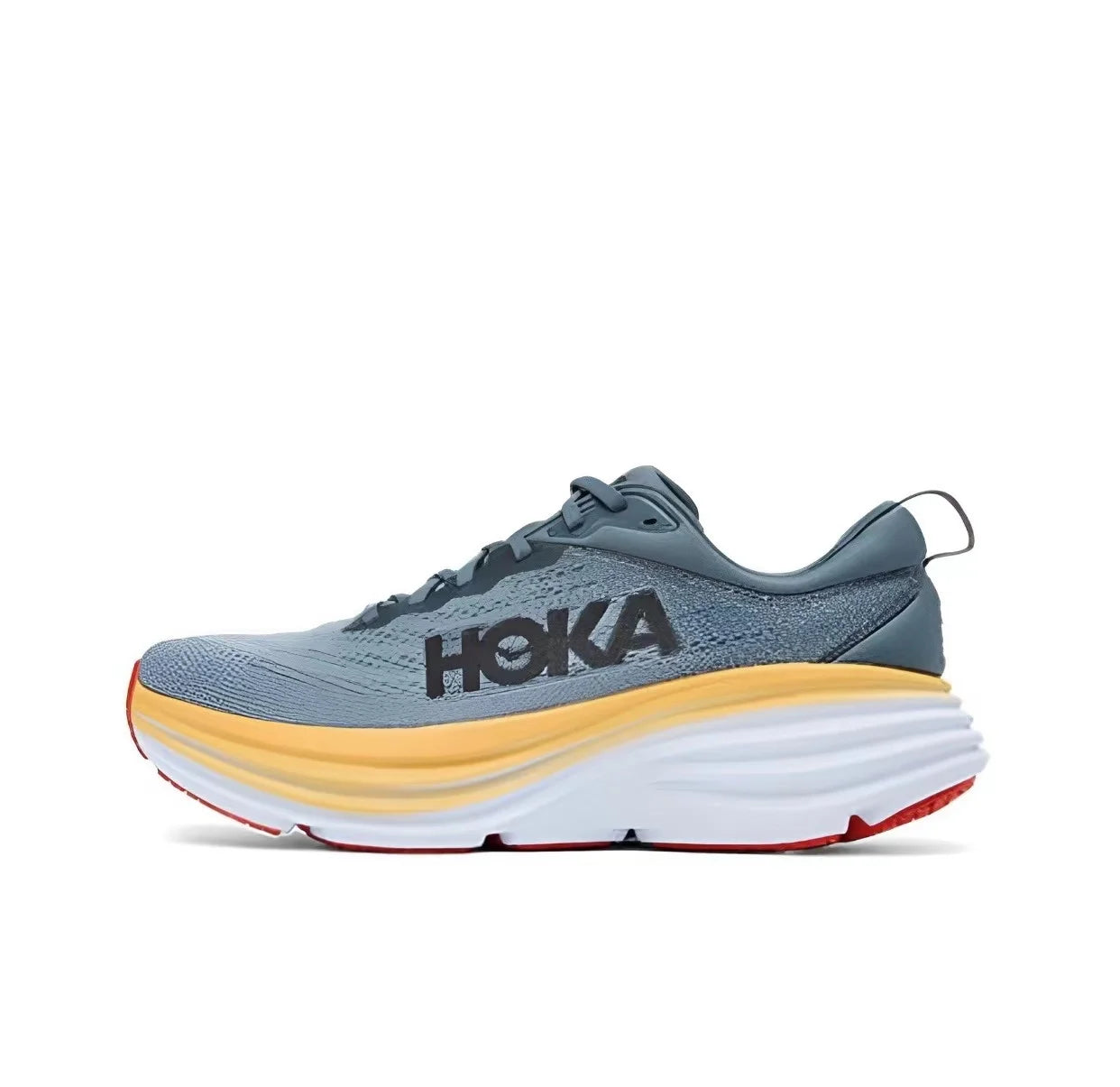 Hoka One One Sport Running Shoes Bondi 8 Breathable Road Runs Shoes Men Sport Shoes Lifestyle Outdoor Sneaker Women