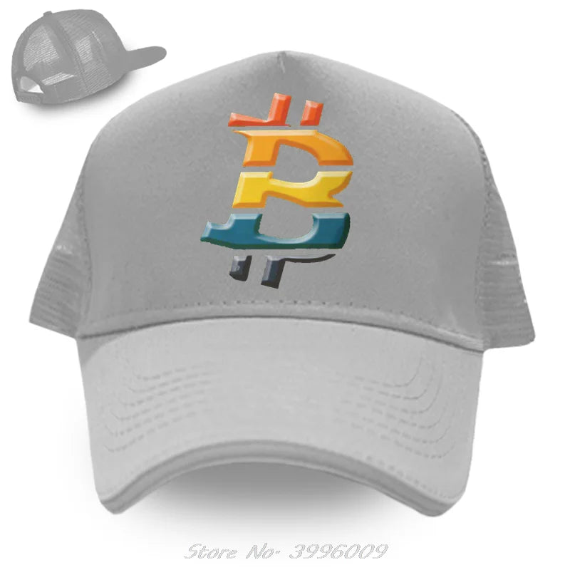 Bitcoin Sport Fashion Peaked Cap for Men