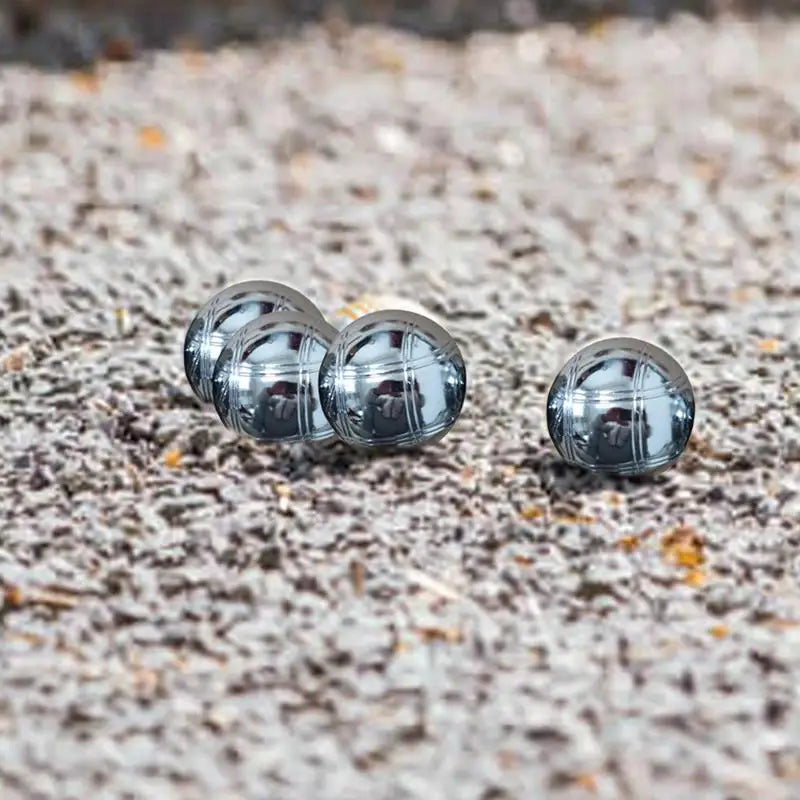 đ± Elegant Reflective Metal Petanque Ball Set - Perfect for Outdoor Fun đ±