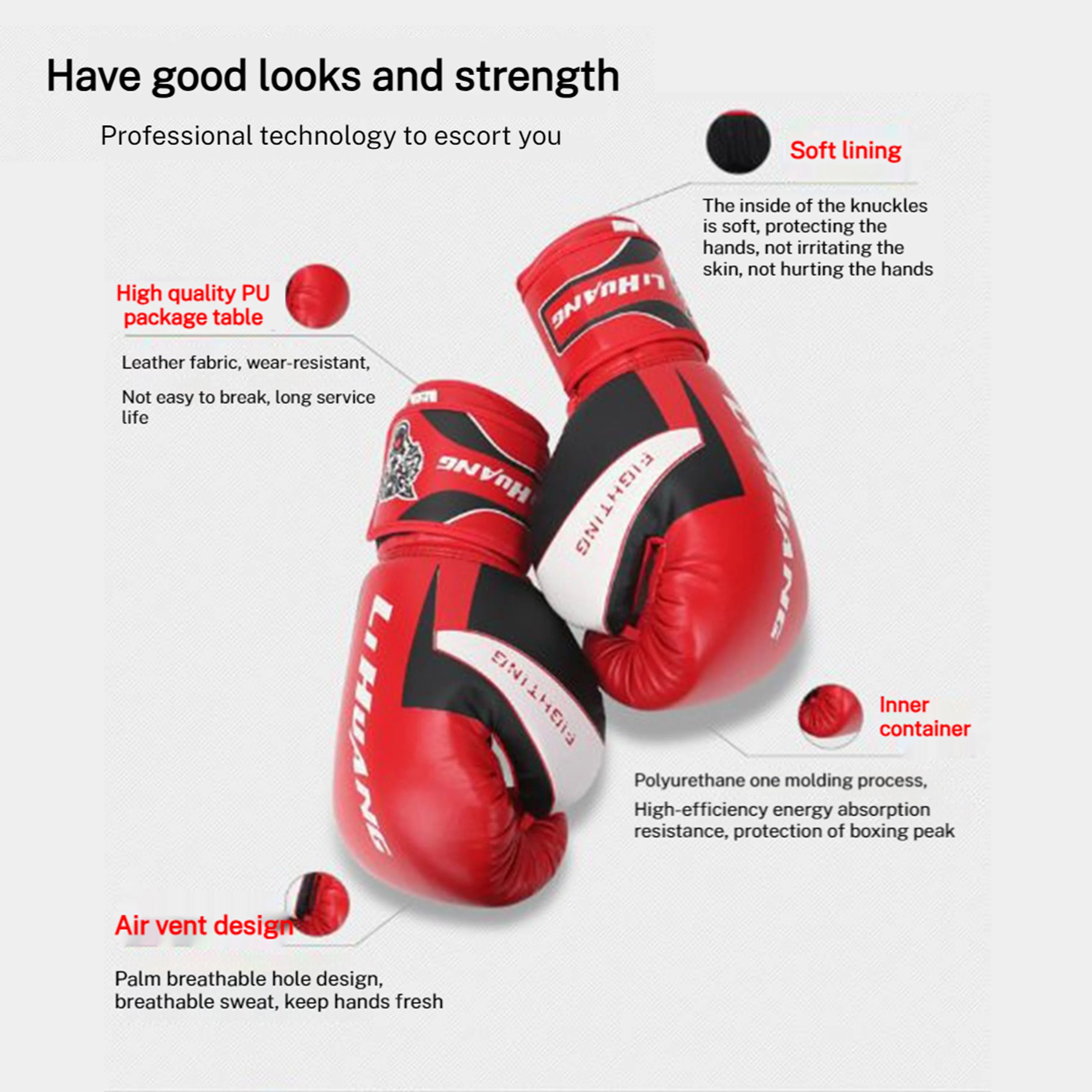 đ„ Boxing Gloves - 6, 8, 10, 12oz for Men and Women đ„