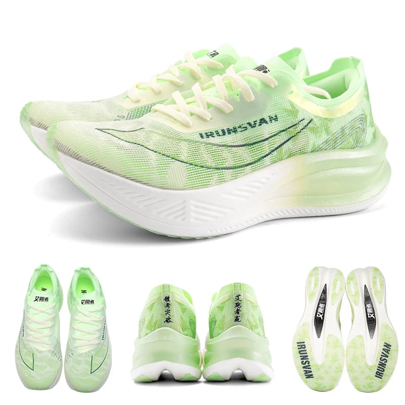 đââïž IRUNSVAN Carbon Plate Marathon Running Shoes - Professional, Ultra-Light, Shock-Absorbing Sneakers for Men đââïž