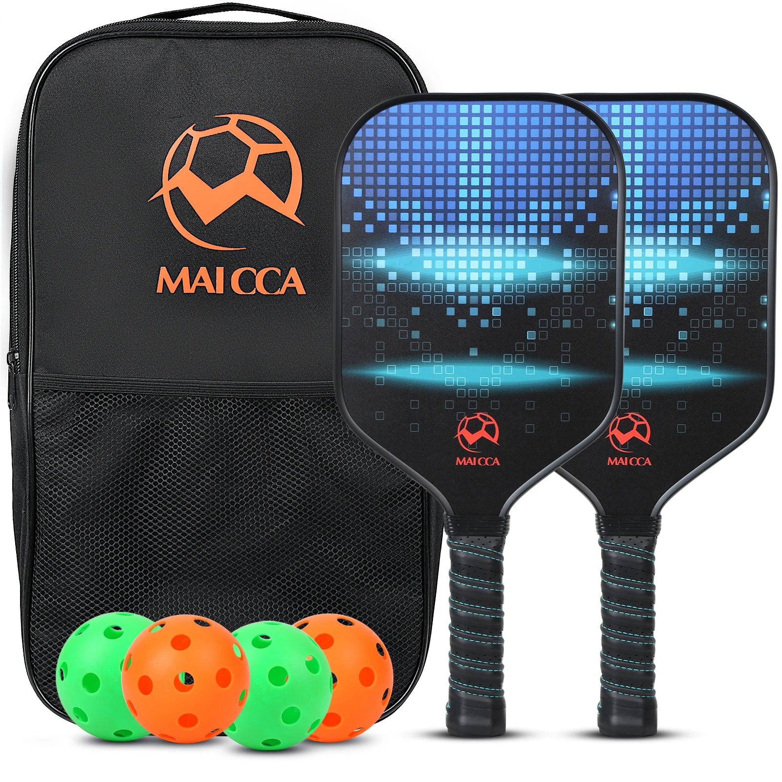 đ Pickleball Paddle Set â Honeycomb Core Rackets with Balls & Carrying Bag đŸ