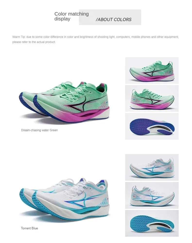 đââïž Health KM3 Full Carbon Plate Sprint Sneakers | Track & Field Competition Shoes