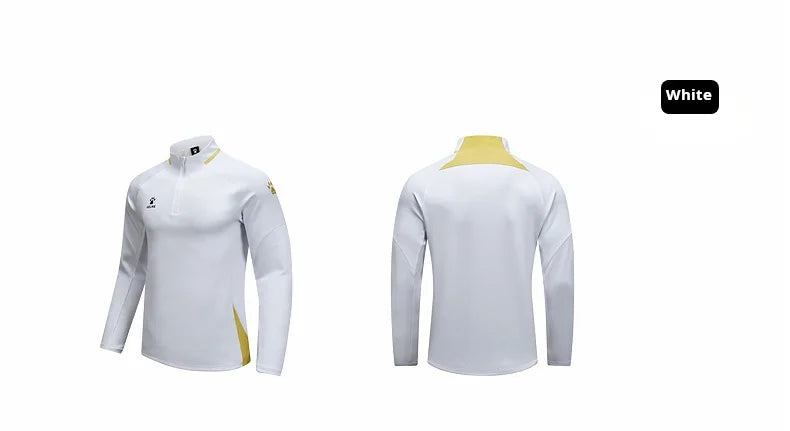 Men's Stand Neck Breathable Sports Hoodie - 2024 Spring Football Training Pullover Basketball Jacket