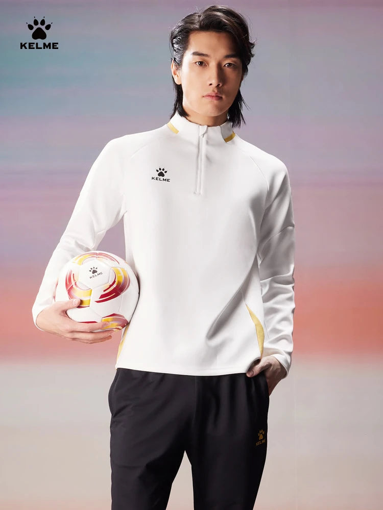 Men's Stand Neck Breathable Sports Hoodie - 2024 Spring Football Training Pullover Basketball Jacket