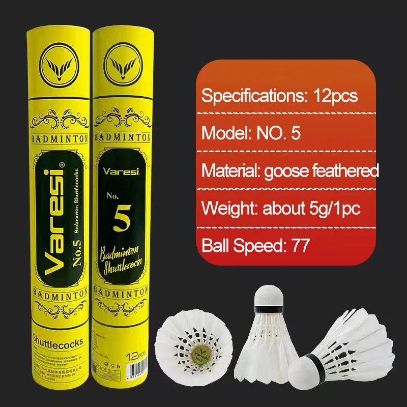 Duck Feather Badminton Shuttlecocks NO.4–NO.7 5g