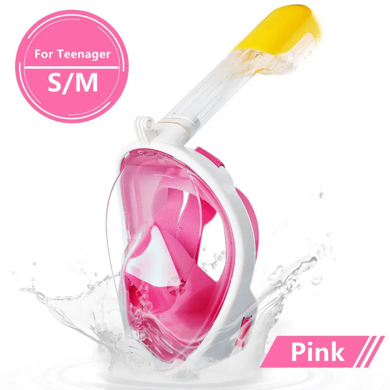 Full Face Anti-Fog Diving Mask for Adults and Kids