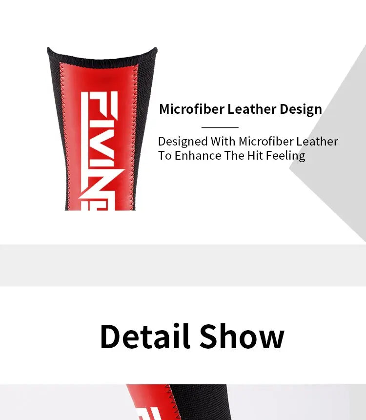 đ„ FIVING - 1 Pair MMA Boxing Shin Guards & Ankle Support | Men & Women Kickboxing, Karate, Sanda, Muay Thai Protectors