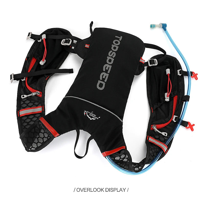 Ultra-Light 5L Trail Running Backpack | Hydration Vest for Marathon & Cycling | Includes 1.5L & 2L Water Bags 🚴♀️💧