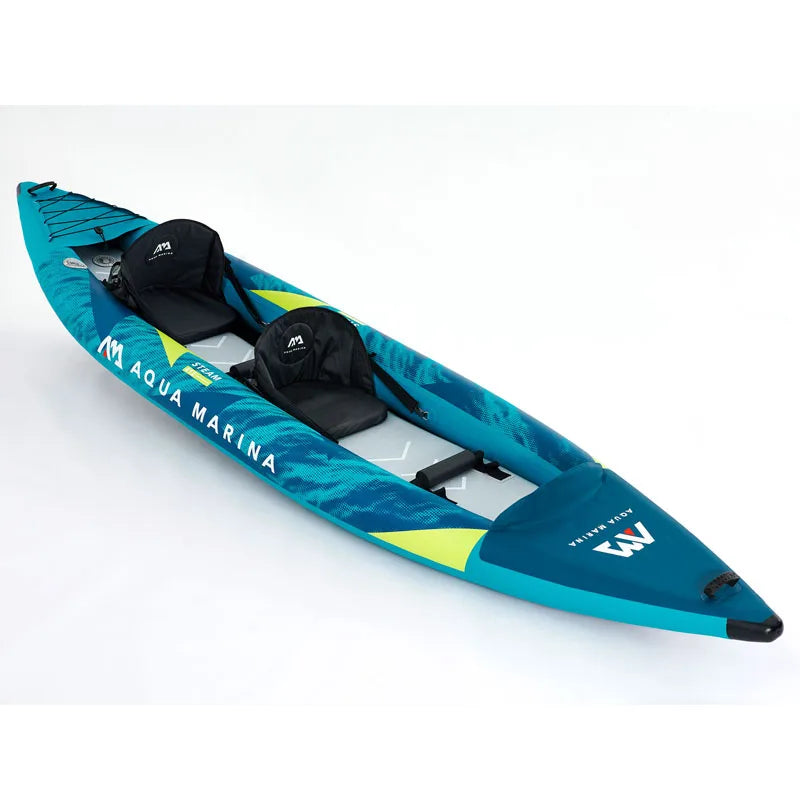 đŁââïž AQUA MARINA 1-2 Person Inflatable Boat | Sport Kayak Model STEAM | PVC Dinghy Raft with Pump & Seats