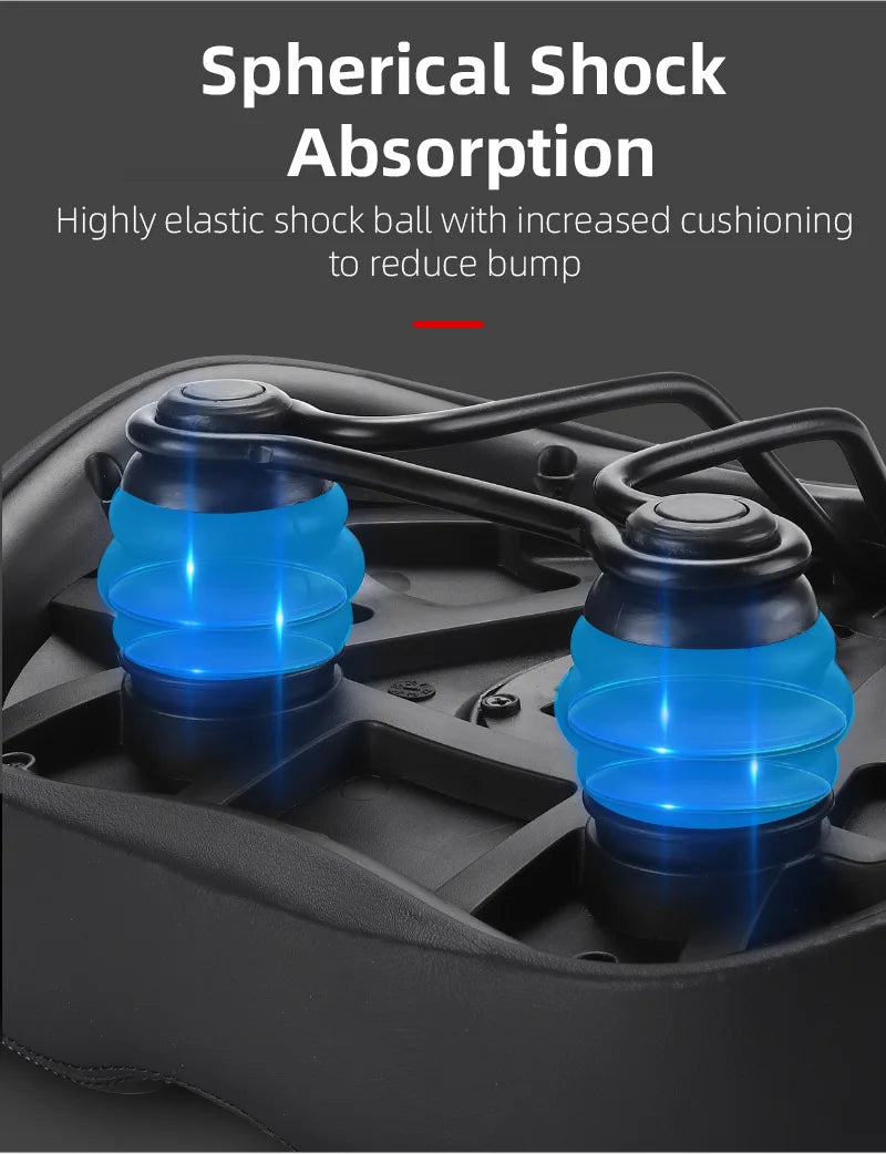 🚴♂️ WEST BIKING Widened & Thickened Bicycle Saddle – Soft Shock Absorption | Oversize MTB & Road Cycling Cushion 🌟