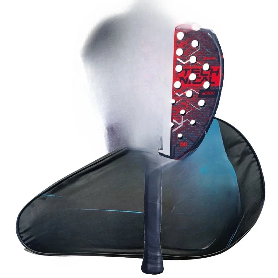 Carbon Fiber Beach Tennis Racket with Bag 38mm