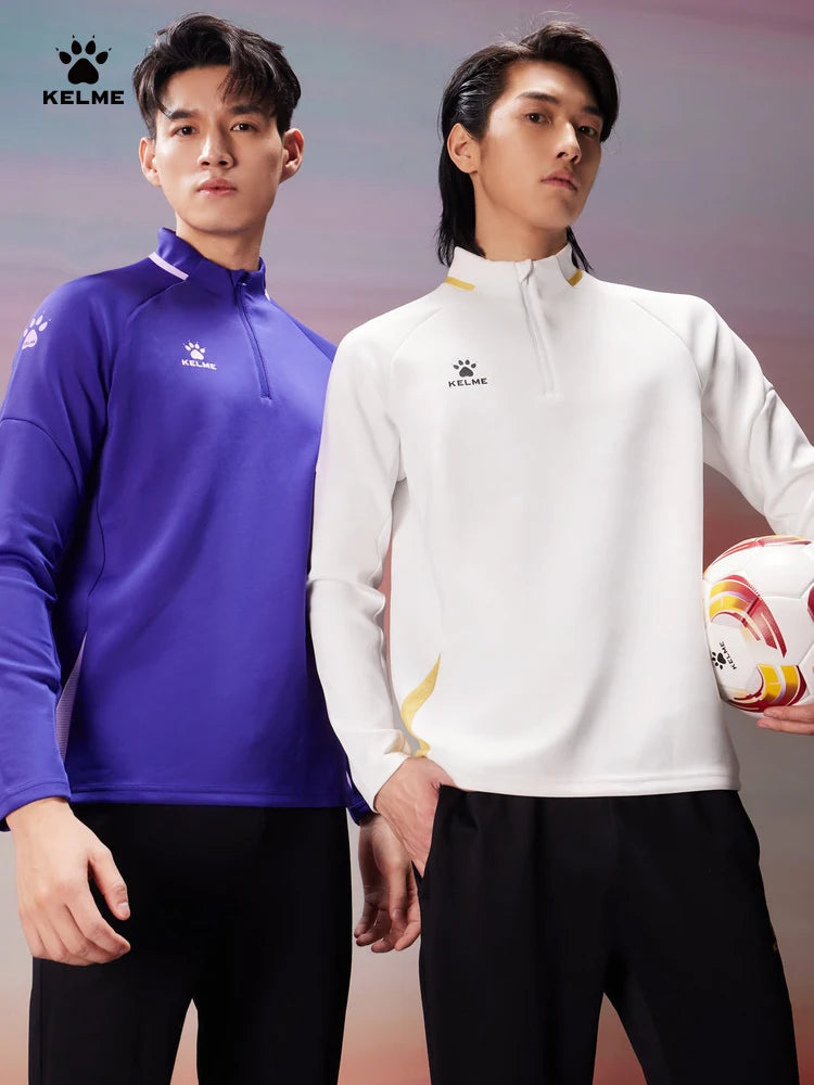 Men's Stand Neck Breathable Sports Hoodie - 2024 Spring Football Training Pullover Basketball Jacket