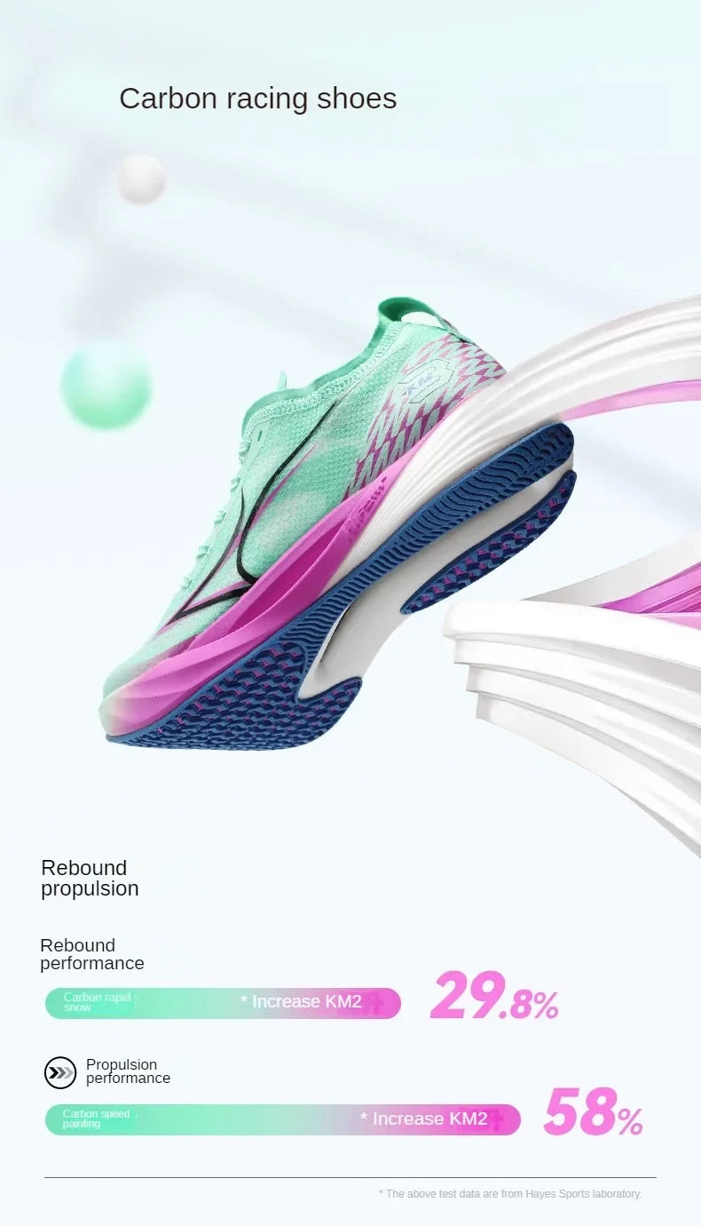 đââïž Health KM3 Full Carbon Plate Sprint Sneakers | Track & Field Competition Shoes