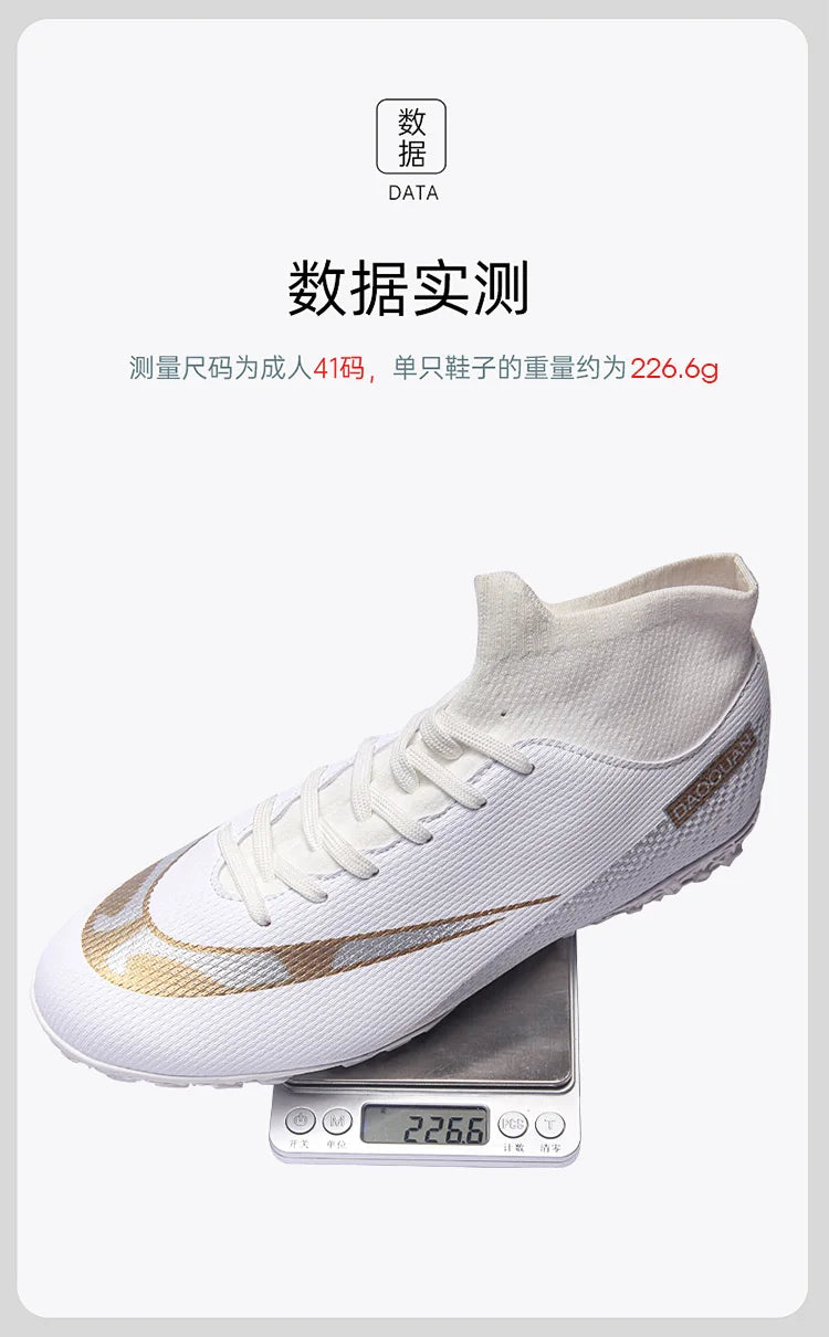 Men's Assassin Chuteira Campo TF/AG High Cut Football Boots – Premium Quality Soccer Shoes for Ultimate Performance