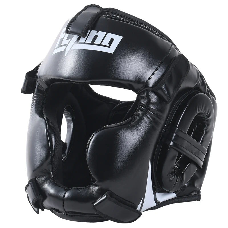 Kids/Adults MMA Muay Thai Boxing Helmet w/ Mask – Taekwondo Martial Arts Sparring Headgear