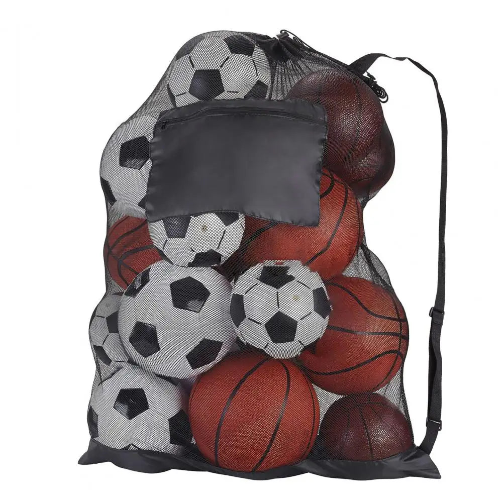 đ Drawstring Sports Ball Bag â Mesh Backpack for Football, Basketball, Soccer, Volleyball & Swimming Gear | Durable Ball Storage đ