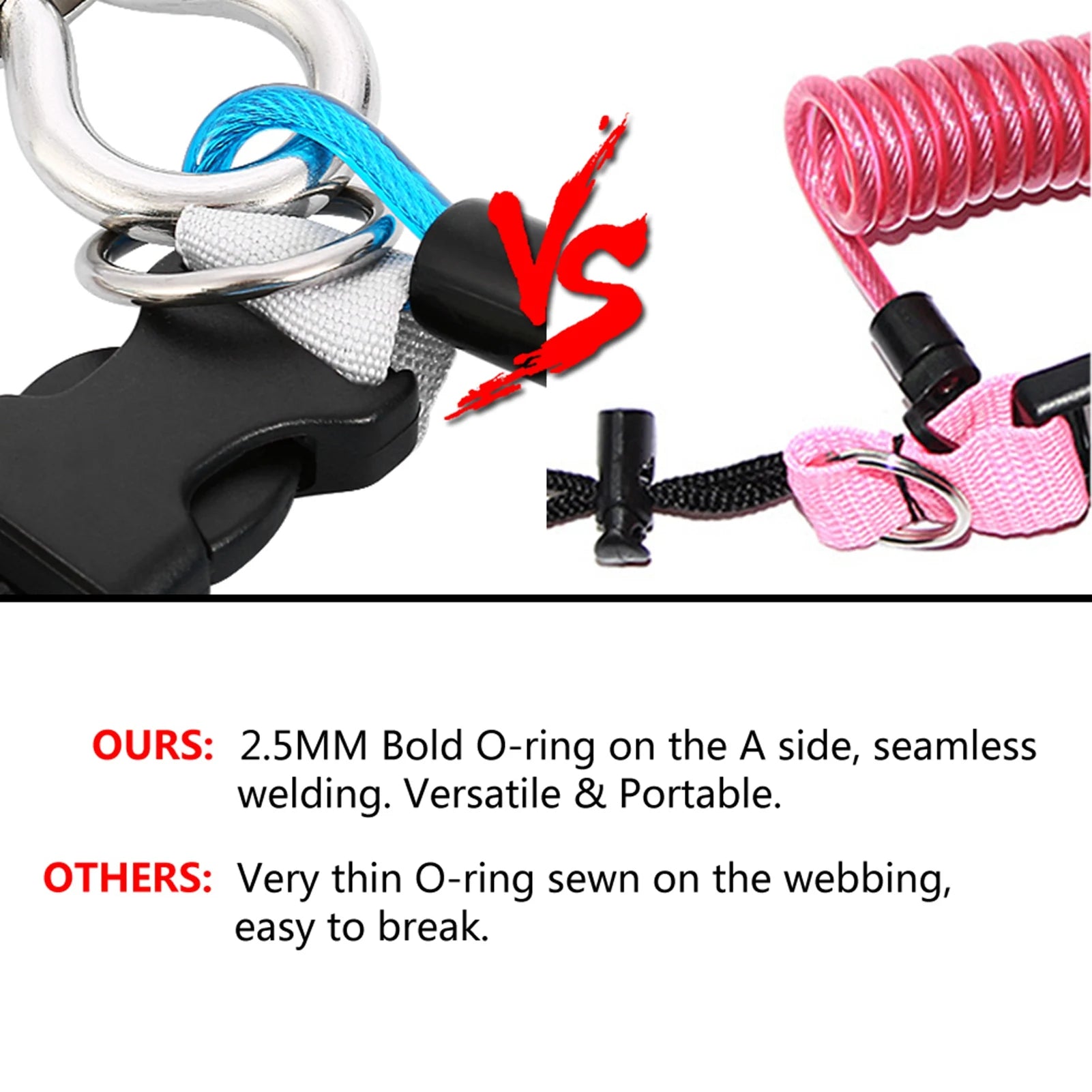 KEEP DIVING Stainless Steel Reef Hook for Diving Safety