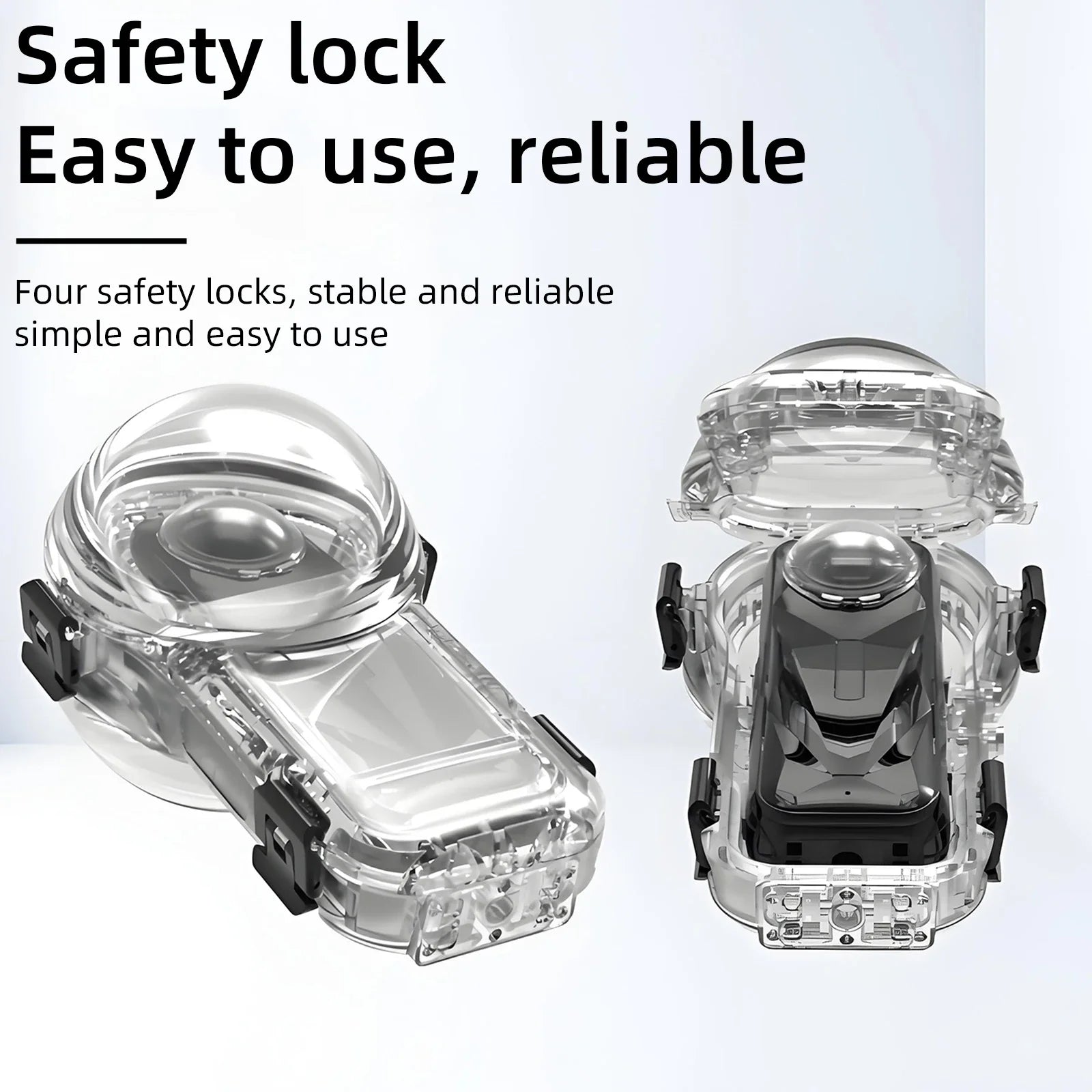 Invisible Waterproof Dive Case for Insta360 X5 Camera